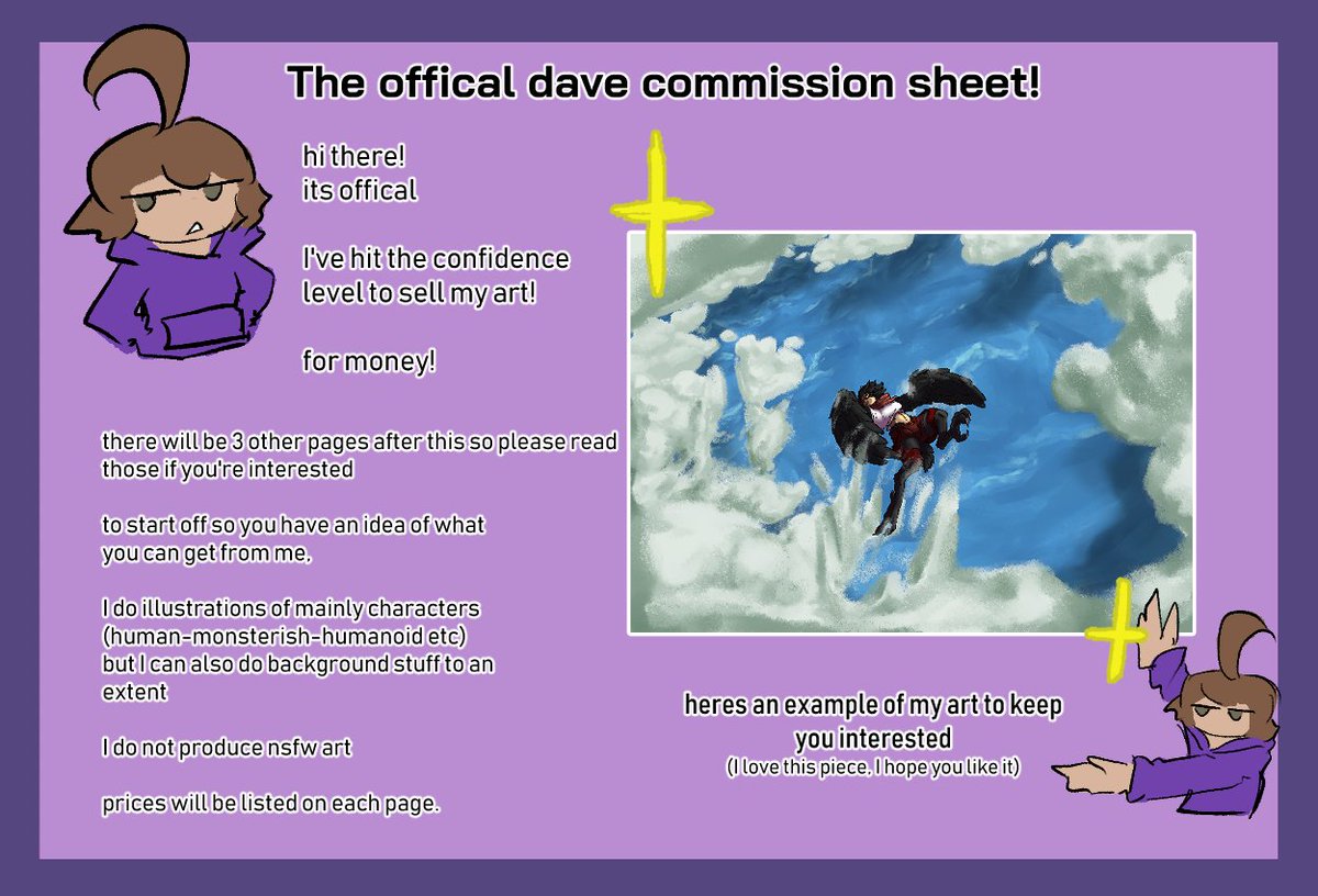 dave177013's tweet photo. as most likely one of my last posts here before twitter dies= 

COMMISSIONS OPEN!!!!

2 slots open rn, come and get em 
(contact links below) https://t.co/uKkeubuhST