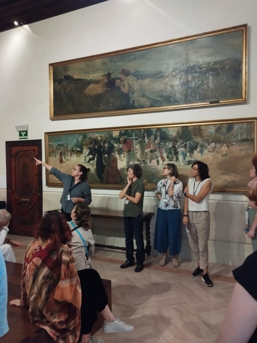 MNCeramica's tweet photo. #Estápasando
Un grupo de 25 asistentes al congreso del @IcomOfficiel que se celebra estos días en Valencia realiza una visita técnica a nuestra sede con la participación de la dirección y las técnicas de conservación y restauración del centro.
#icomcc2023
#visitatécnica https://t.co/MsTsP177GH