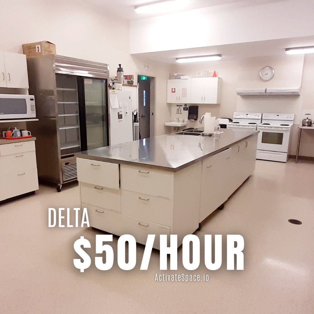 activatespace's tweet photo. 🔎 SPOTTED: Approx. $50 / hour  

💒 Kitchen  

📍 Delta 

__________ 
Find affordable space anywhere. #ActivateSpace 

__________ 
*All prices are subject to change. 

#Delta #BritishColumbia https://t.co/oMVoGvu6ji