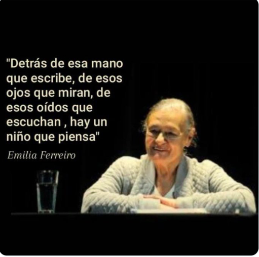 Irma_vh's tweet photo. Errores de 𝐝𝐨𝐦𝐢𝐧𝐢𝐨 disciplinar
Reducir el proceso de lectura y escritura a un tema motriz es de un desconocimiento absoluto a la vasta literatura académica en este tema. E Ferreriro entre otras aportó que es proceso COGNITIVO no motriz. https://t.co/PqrUxBsWSK
