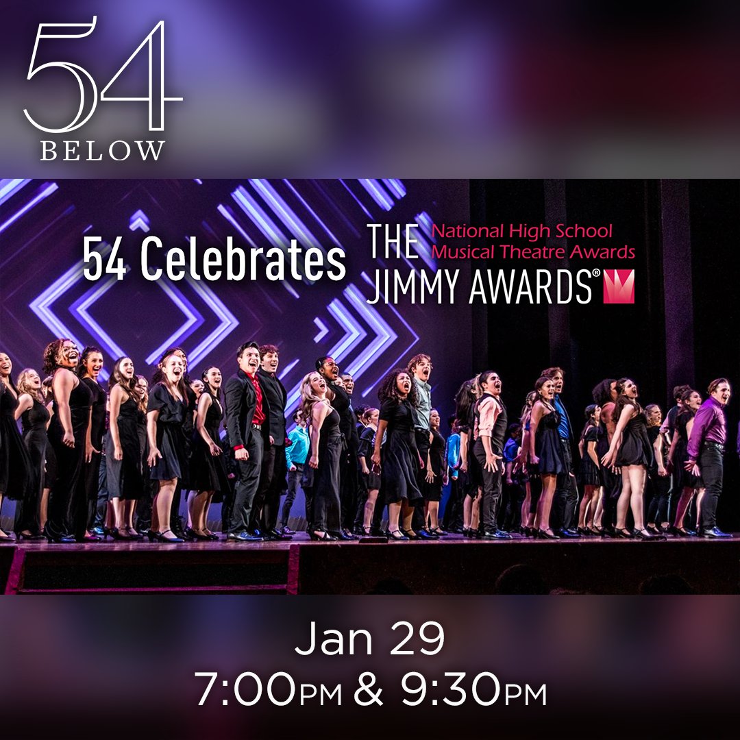 Since 2009, The @JimmyAwards / The National High School Musical Theatre Awards (NHSMTA) has celebrated high school musical theater! Celebrate 15 years of this incredible program with 15 stars. Produced by @jensandler & The @BroadwayLeague Foundation. 54below.org/JimmyAwards