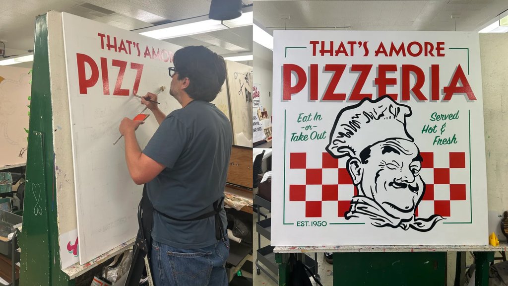 printmag's tweet image. Multidisciplinary Reflections on LATTC’s Legendary #SignGraphics Course 🖌️

If you want to be a #signpainter, you have to take Sign #Graphics at Trade Tech. That’s all there is to it. 

Read the full story on PRINT: l8r.it/XARM
