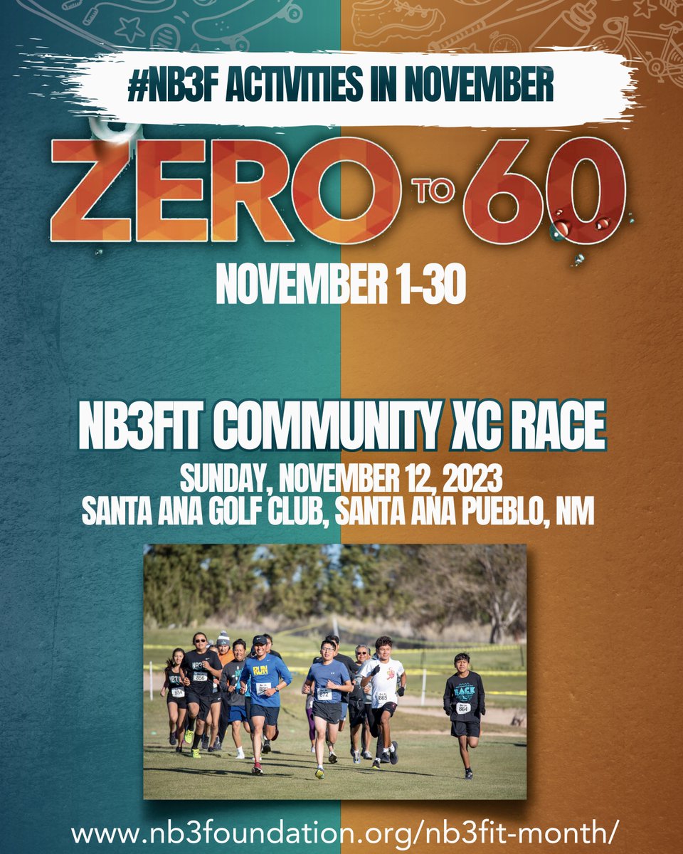 NB3Foundation's tweet image. ⛹️🏊‍♂️🏌️Become part of the movement of #NB3FITMonth 🏃🚴‍♂️🤾
Join others  from across Indian Country hosting  a physical activity, fitness and/or health awareness event during the month of November
nb3foundation.org/nb3fit-month/
#NB3F #NB3FIT #NB3FITMonth