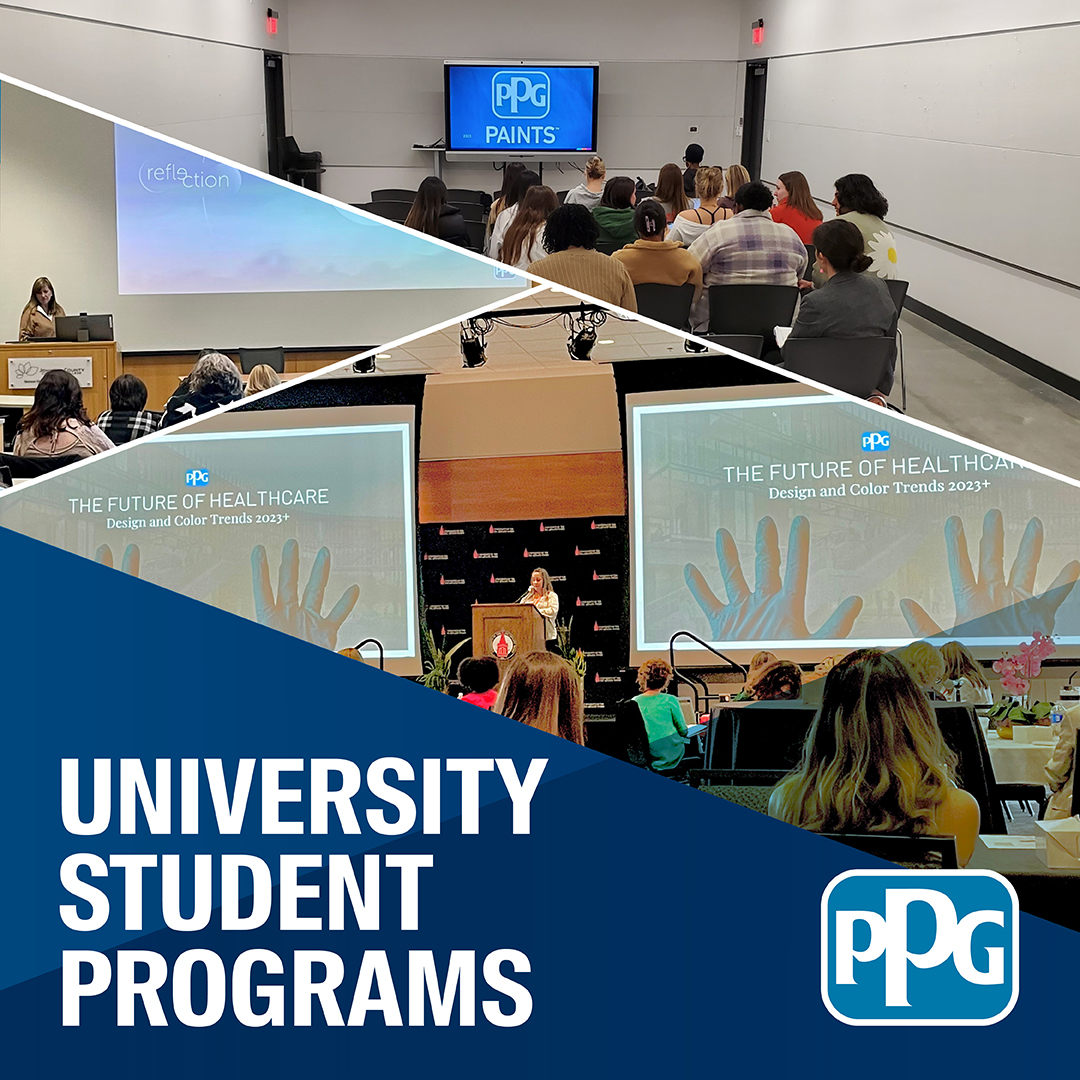 Did you know that PPG offers technical, specification writing and color educational programs for college students? Don't miss the opportunity to host an expert-led course from a paint industry leader. 

Learn more: ow.ly/3bPh50PMLhS