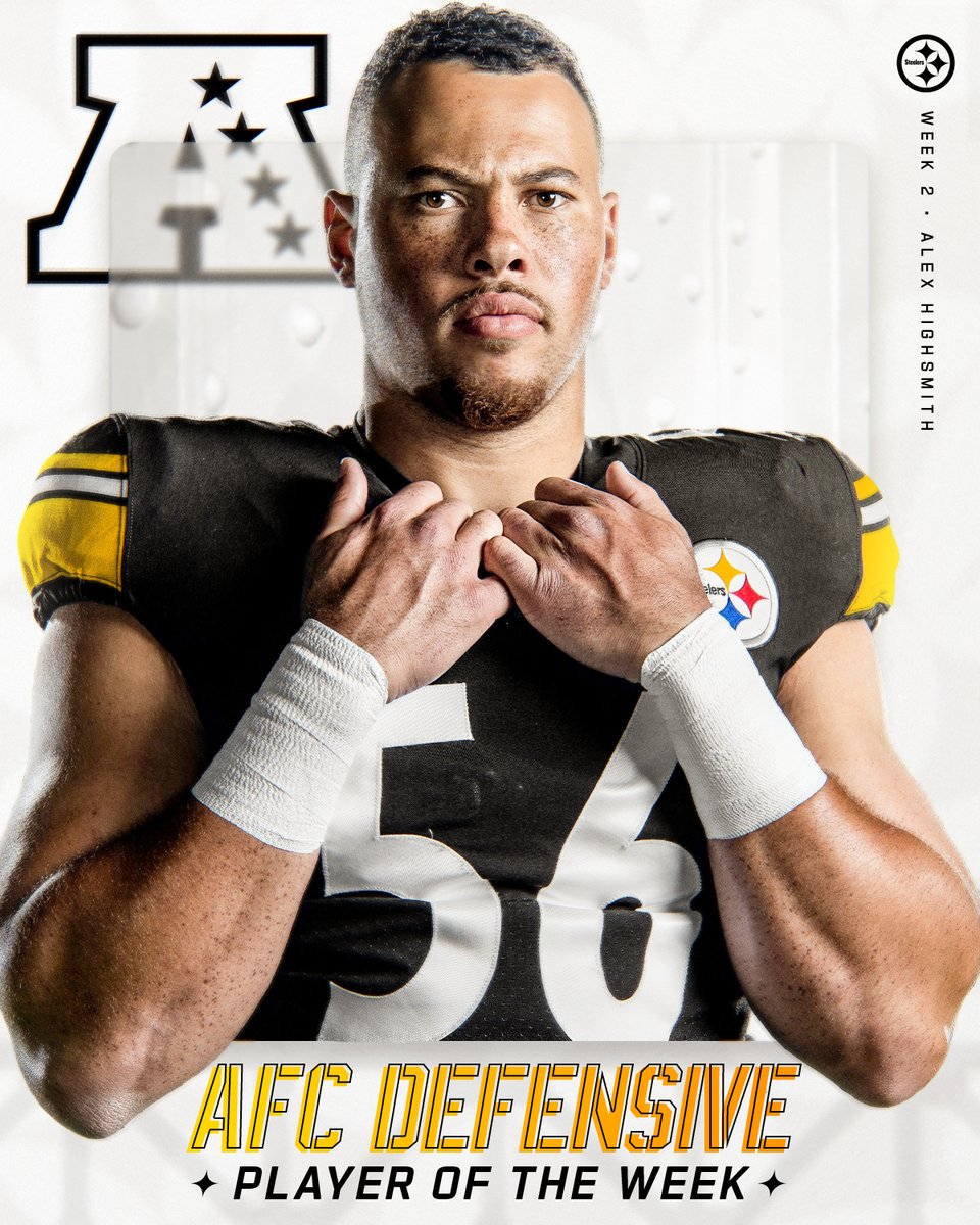 Alex Highsmith has been named AFC Defensive Player of the Week‼️

📝: bit.ly/3PMNEvt