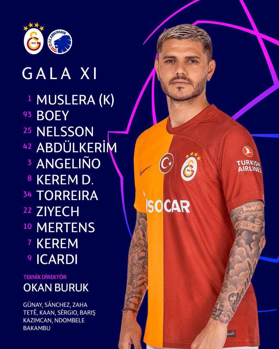 #ChampionsLeague 🇪🇺 | 18h45

Galatasaray 🇹🇷 - 🇩🇰 Copenhague :
📌 Icardi &amp; Galatasaray 2MT @ 3.18 (0.6%)
📚 Betclic
📌 Icardi MT + win @ 4.80 (0.4%)
📚 PMU

❤️ #TeamParieur