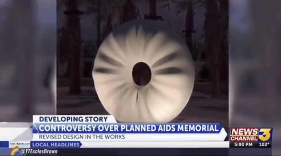 A laser show depicting Osama bin Laden riding the AIDS quilt like Aladdin would be less offensive than this.
