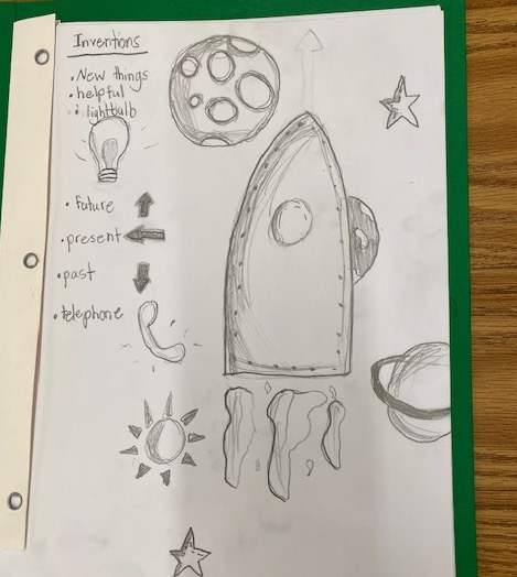 lps_visualart's tweet image. Artists and inventors are similar in many ways. Kloefkorn creators explore the idea of Future Inventions! Mind mapping some possible areas/things that might need improved or we don&apos;t have and could use. Check out these creative thinkers using prior knowledge to think further.