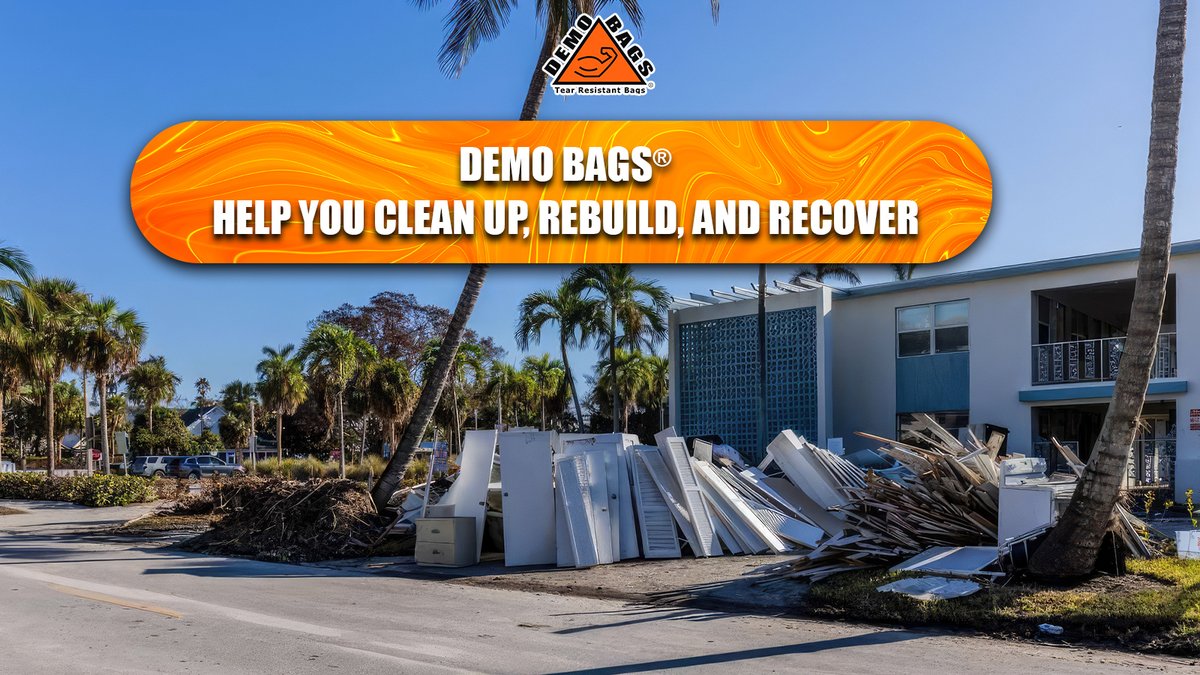 BagsDemo's tweet image. Coming together to rebuild and restore after the hurricane 🌪️🤝💪 Demo Bags: your eco-friendly heroes for debris removal 🌿♻️ #DemoBags #Haultail #CommunityStrong #RebuildingTogether #junkremoval #EcoFriendlyDebrisRemoval
Order demobags.com/products/