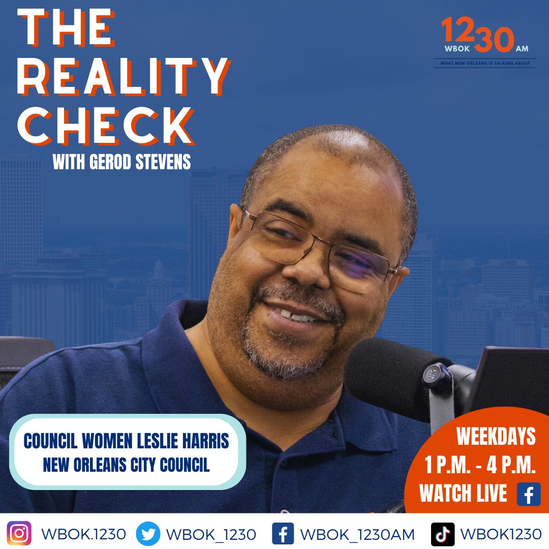 Councilwoman Leslie Harris

1:00p - 4:00p

Councilwoman Leslie Harris - New Orleans City Council is on with show host Gerod Stevens discussing recent events with the City Council. Make Sure to tune in for this episode &amp; watch on Facebook Live.