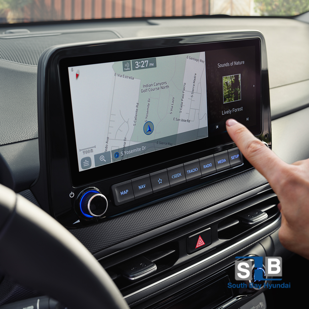 Yup... this is the view behind the wheel of our 2023 #KonaEV.

#DigitalDashboard directly infornt of you PLUS a touchscreen #infotainment center ready to get you where you need to go!

#SouthBayHyundai #HyundaiUSA #Kona #HyundaiKonaEV #HyundaiEV