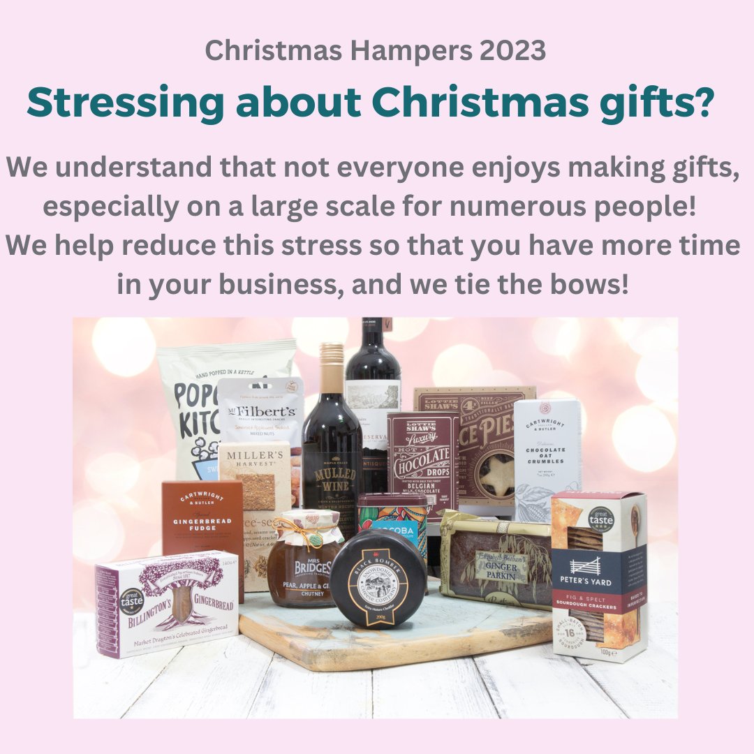 The run up to Christmas can get extremely busy and we can often feel overwhelmed with everything around us!

We are here to help 😃
elitehampers.co.uk

#christmas2023 #clientappreciation #corporategifts #corporatehampers #staffrewards #elitehampers #sbs #MHHSBD