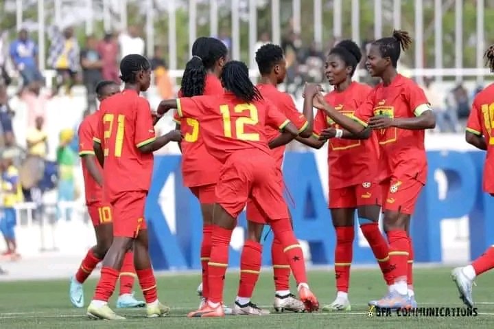 sportingdirecto's tweet image. FULL-TIME: Rwanda 🇷🇼 0-7 Ghana 🇬🇭 

#AWCON 2024 qualification. The Second leg will be played in Ghana on Tuesday.

Black Queens of Ghana under leadership of coach Nora Häuptle.

Benin 🇧🇯 0-3 Ghana 🇬🇭 
Ghana 🇬🇭 3-0 Senegal 🇸🇳 
Ghana 🇬🇭 1-0 Senegal 🇸🇳 
Guinea 🇬🇳 0-3 Ghana 🇬🇭 
Ghana