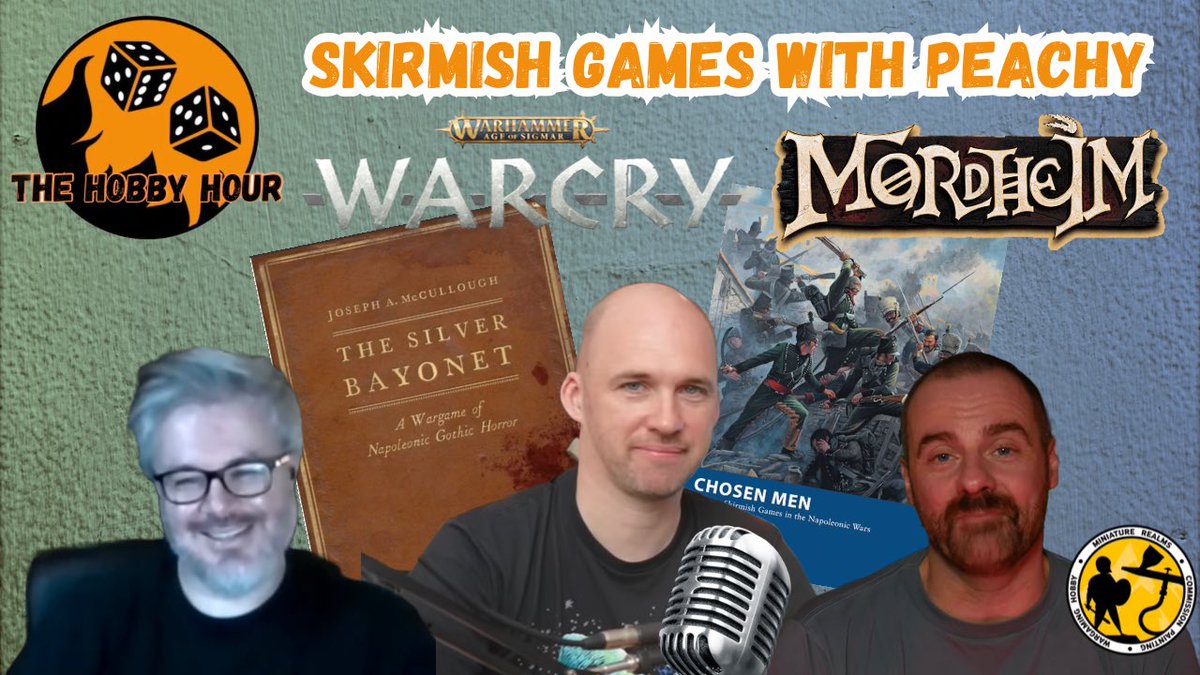 MiniatureRealms's tweet image. This time we are delighted to have special  guest @_Peachy_Tips_  from The Painting Phase​⁠ to talk all things skirmish wargaming, including WarCry, Mordheim, Silver Bayonet &amp;amp; more
youtu.be/f6GrrRMMJ6U

#warhammer #warcry #mordheim #warhammertheoldworld #warhammercommunity