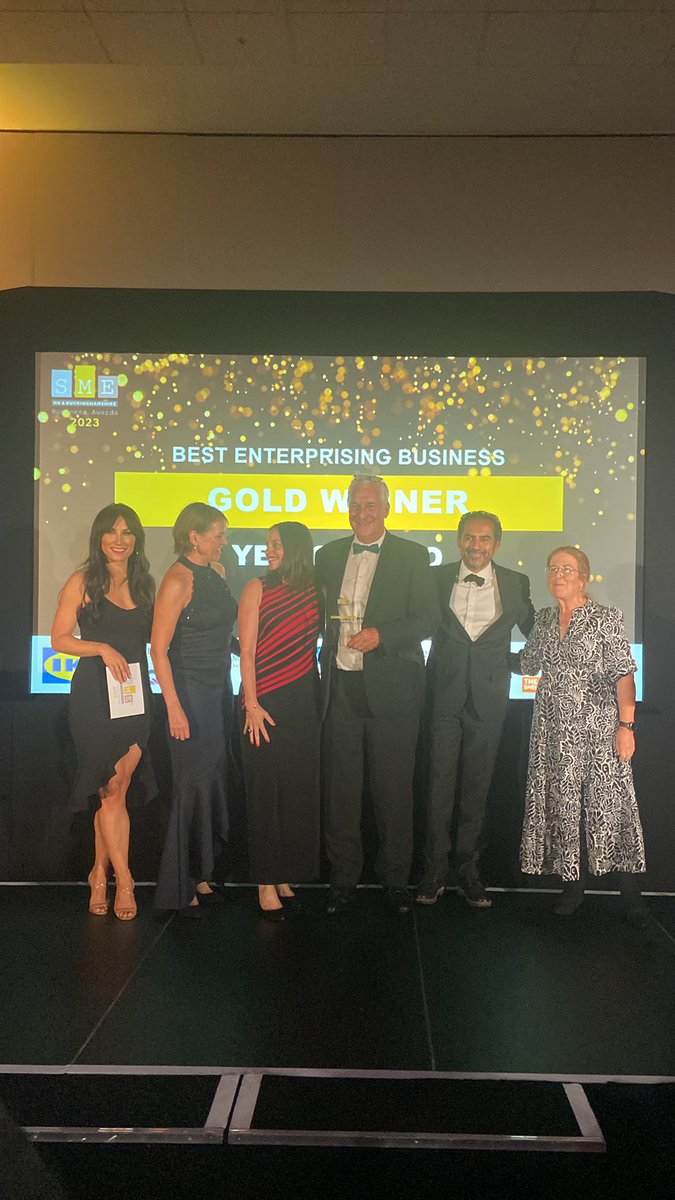 We are delighted to share that the Gold @thebussheltermk Best Enterprising Business is @theyellowyoyo! 🎊 #SMEMKBucks