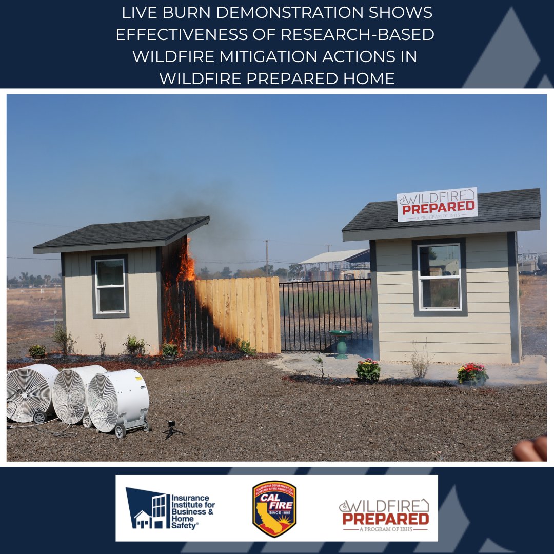 EMBERS are the LEADING cause of home ignitions during a wildfire.
Is your home hardened and ready? 
Learn more and get prepared here wildfireprepared.org
#Community #preparedness #awareness 
<a href="/IBHS_org/">Insurance Institute for Business & Home Safety</a> <a href="/CAL_FIRE/">CAL FIRE</a>