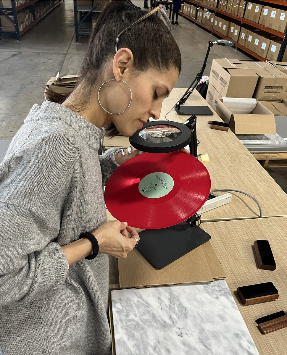 QUALITY CONTROL (is actually performed by knowledgable people, not pictured here). 

Physical copies of BURY THE LEDE are being packaged for shipment right this very moment. You can snag one here: 

store.doomtree.net/artist/Dessa