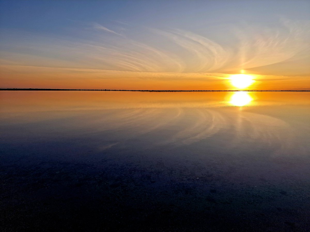 a beautiful sunset on the Orkney Islands. the art of nature