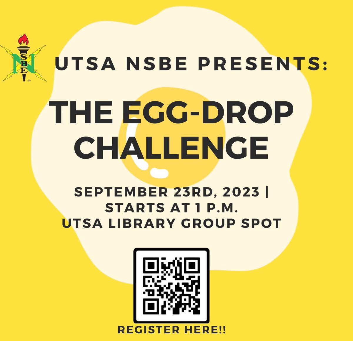 WHATS GOODDD!!! This Saturday September 23rd at 1pm we will be having our Official Egg Drop Challenge. Please make some time to come through, tell a friend to tell a friend‼️🫵🏾