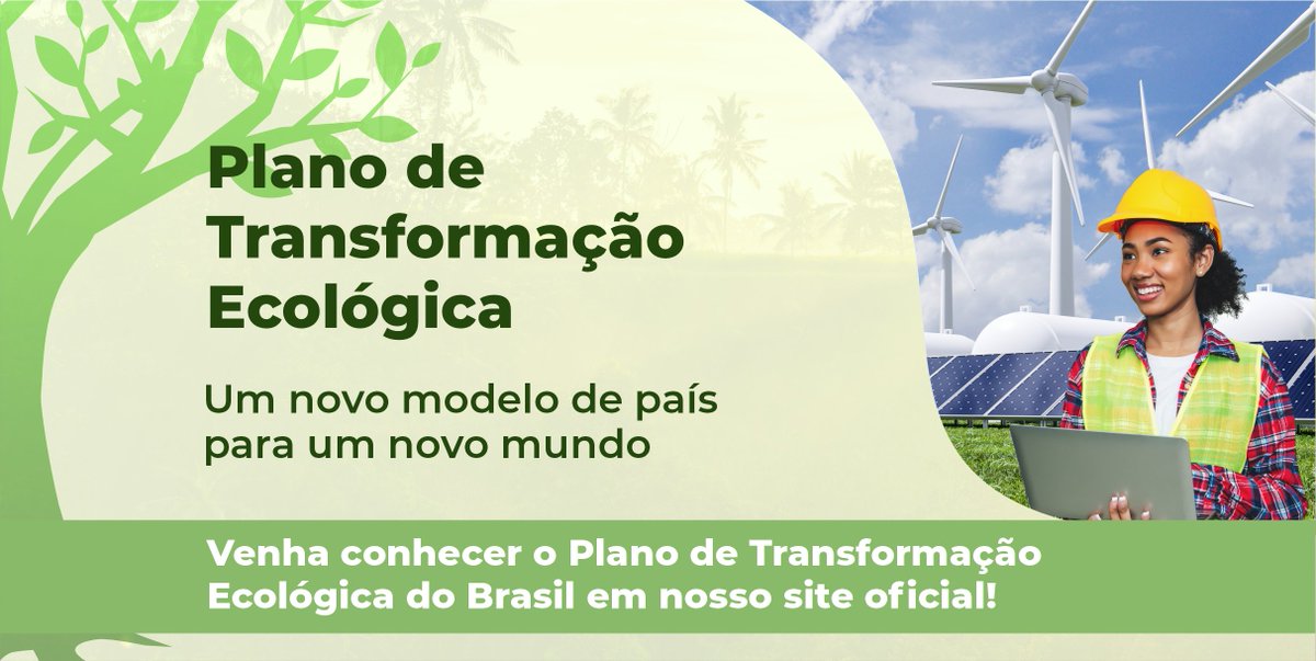O objetivo do governo brasileiro, no médio prazo, é que o Brasil seja reconhecido não apenas como produtor de #energialimpa e minerais estratégicos, mas como uma nação líder na produção de #produtosverdes. Venha conhecer o site: abre.ai/gNa4