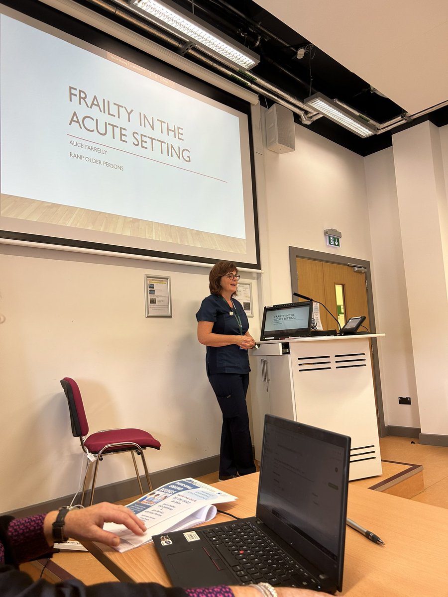 Carolin72295316's tweet photo. Extremly interesting and thought provoking presentations from ANP  in older person @AliceFarrelly1 &amp; ANP cardiology @SharonM77114380 today at #mrht… thanks to all who attended, a full house at the nursing grand rounds once again  @AnpMrht @DMHospitalGroup @b_louisea @ainemlynch https://t.co/Vb834GjhZ8