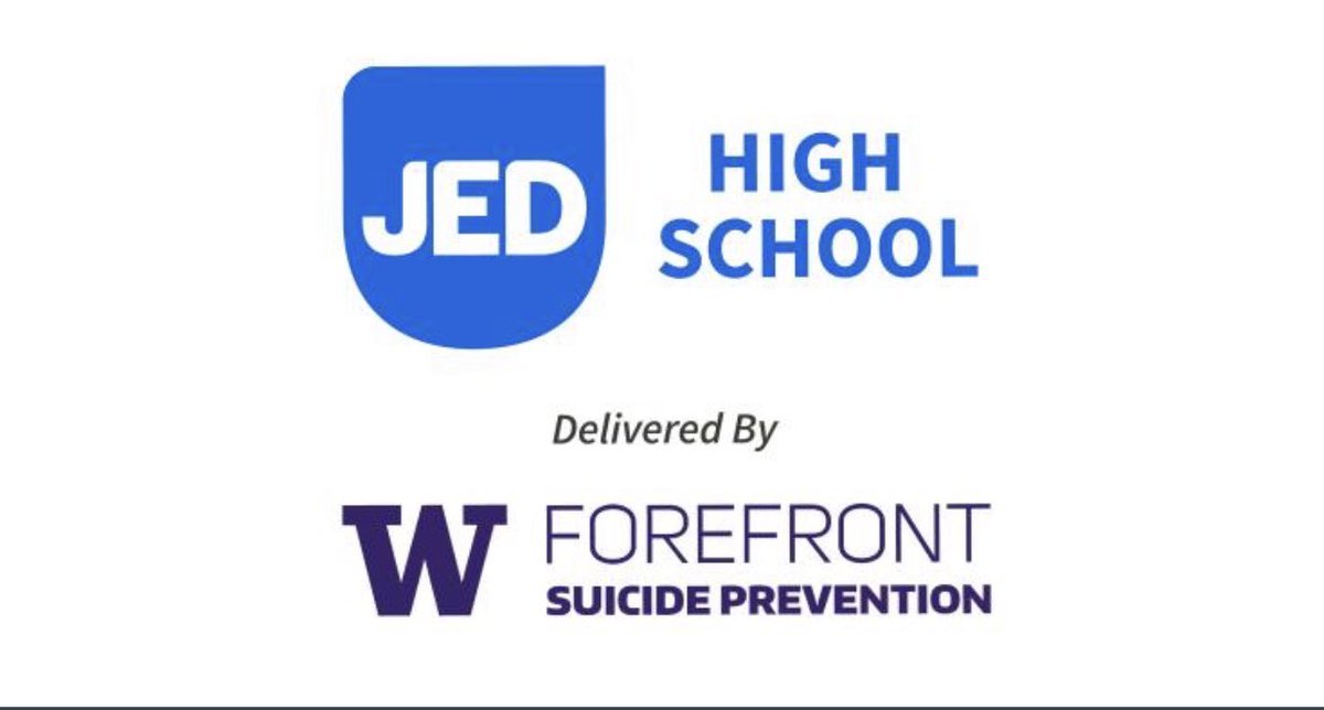 Excited to partner with Forefront Suicide Prevention to bring JED High School to schools throughout WA! Thank you Pivotal Ventures for your support! 💙💙

➡️ bit.ly/44SYDYs

@jedfoundation @pivotalvc @intheforefront 
#JEDCares #JEDHighSchool