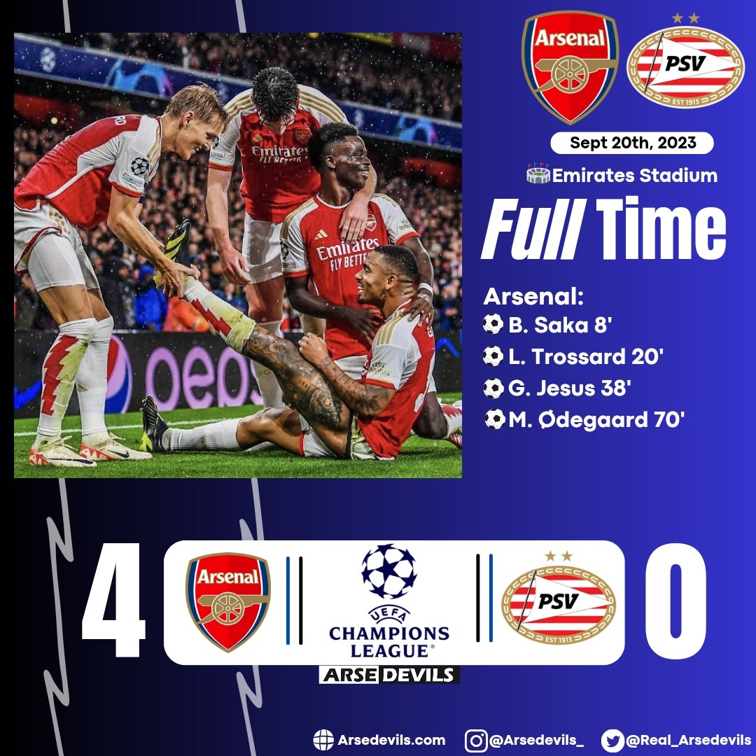Real_Arsedevils's tweet photo. Back like we never left
#Arsenal #ChampionsLeague https://t.co/ohOlymxXXO