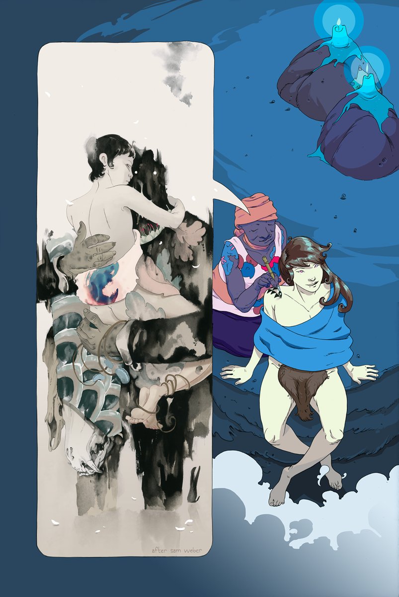 grimwilkins's tweet photo. It's the final day to fund my new comic MIRENDA AND THE GOLDEN HORNS on Kickstarter, and I just wanted to mention that the original MIRENDA graphic novel is available too! 

Here are a few of my favorite pages from the original MIRENDA book

(Link below) https://t.co/sdpFA48CI8