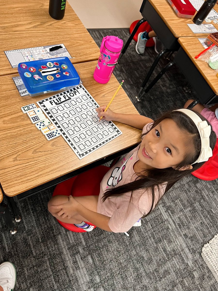 MissSGoldring's tweet photo. We have been so “hoppy” about addition by showing our learning of addition on the number line &amp; practicing turn-around facts with fun games! #InspireExcellence #DragonProud https://t.co/ppYbz8DJin