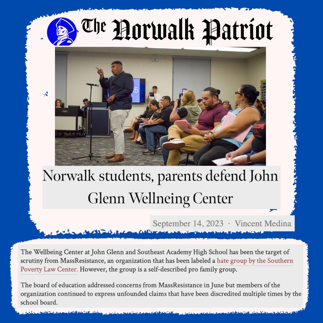 Students and parents from <a href="/nlmusd/">Norwalk-La Mirada Unified School District</a> arrived in person to express support for the Wellbeing Center <a href="/JGEaglesASB/">John Glenn High School ASB</a> 

✍🏼/📸 Vincent Medina <a href="/VincentNMedina/">Vincent N. Medina</a> 

#norwalkpatriot #nlmusd #wellbeingcenter <a href="/lapublichealth/">LA Public Health</a> #mentalhealth #education 

 thenorwalkpatriot.com/news/2023/9/14…