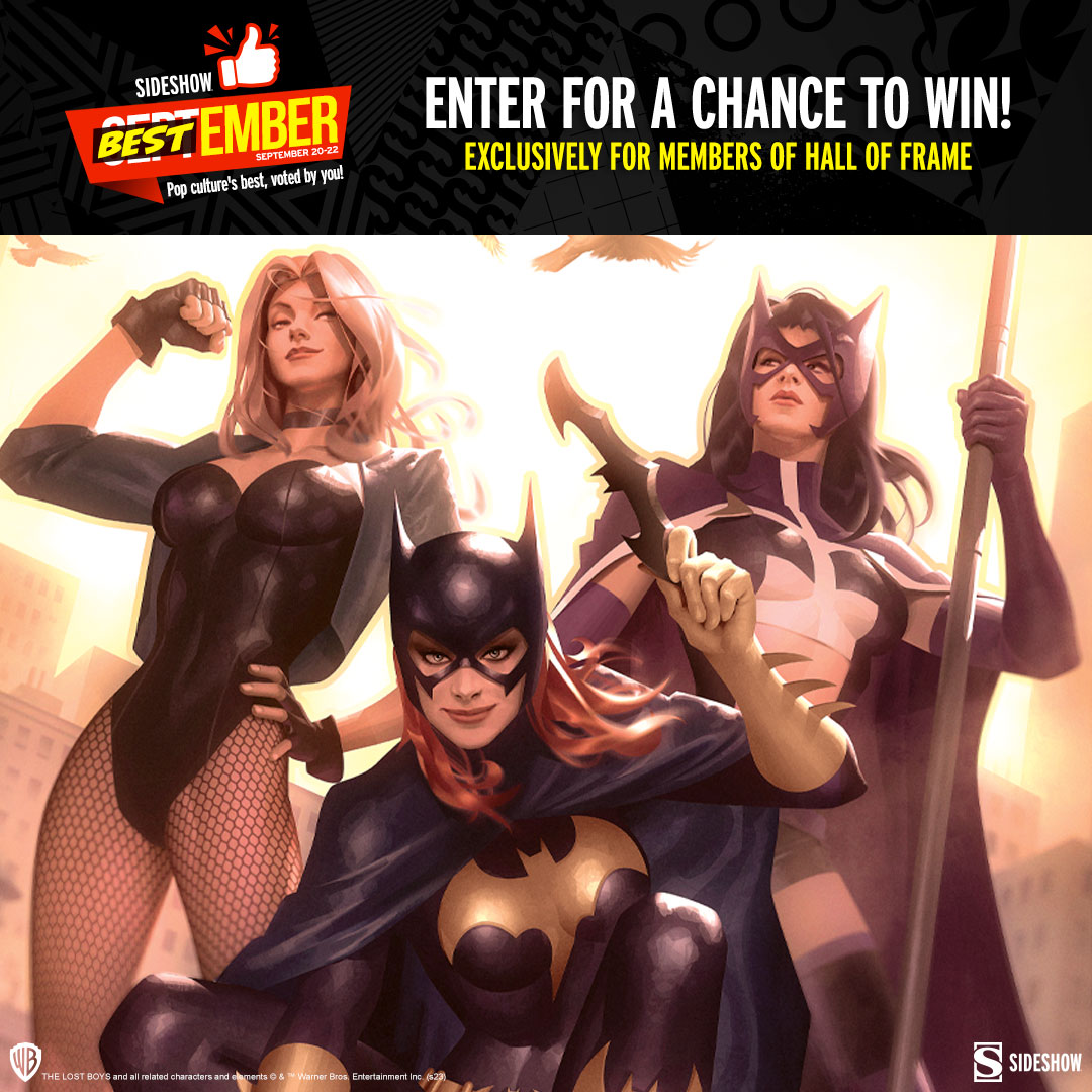 Follow a feathered friend to the Hall of Frame Facebook Group for details on your chance to win the Birds of Prey Fine Art Print (Unframed Printer’s Proof) by Alex Garner. 

side.show/HoF

#DC #BirdsOfPrey #Giveaway #Art