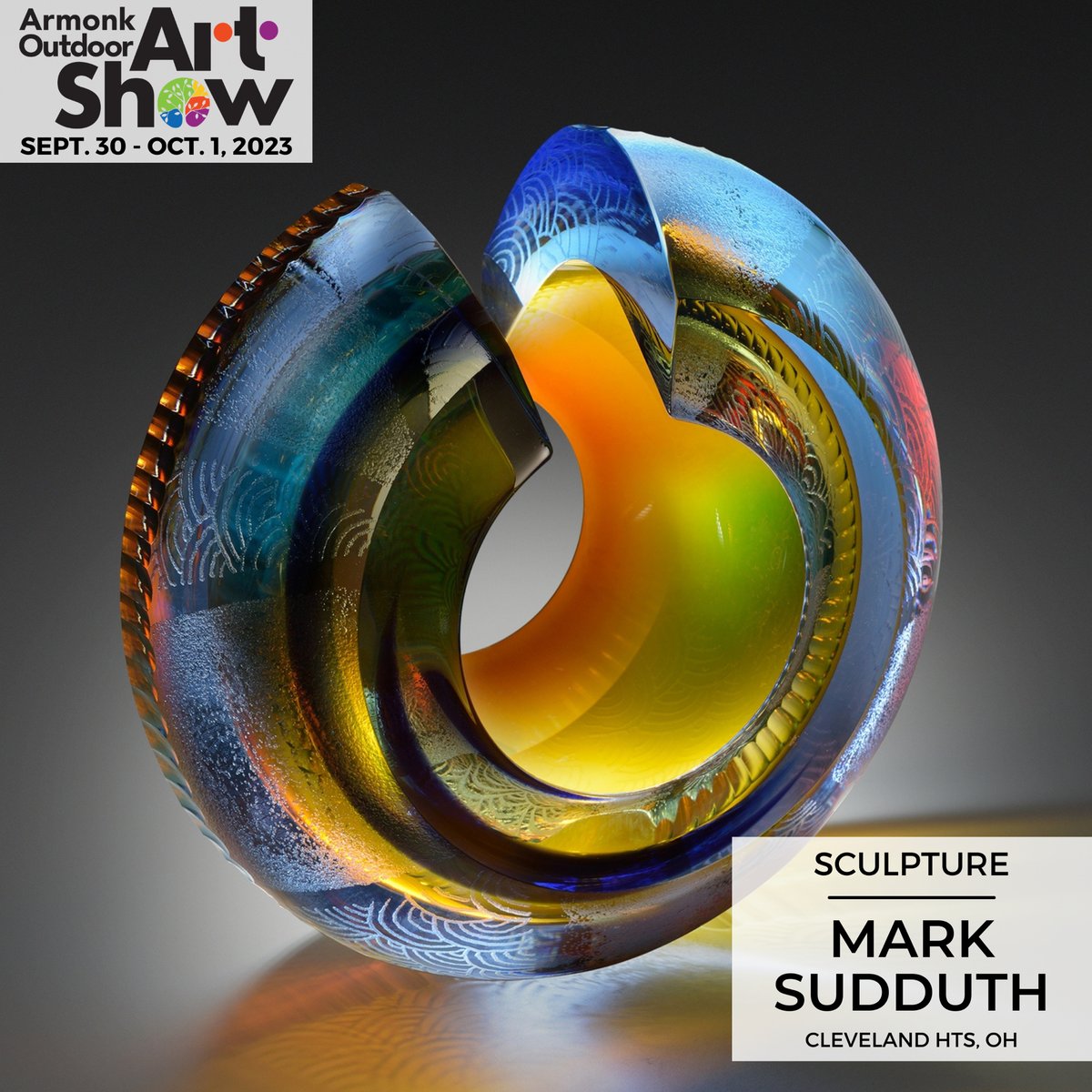 We welcome Mark Sudduth to our 2023 Armonk Outdoor Art Show!

Save the Date: Sept. 30 + Oct. 1 

#armonkoutdoorartshow