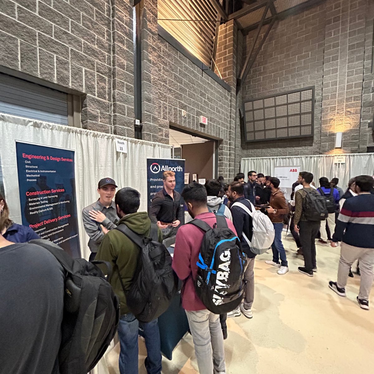 Allnorth's tweet photo. It was a pleasure to be a part of this event and we would like to extend a thank you to the University of Calgary for having us and thank you, to all the students who took the time to chat with us! 
Adam Chipchar, Liam Johnson, and Andrew Peach. #TeamAllnorth https://t.co/60qW4vtgwX