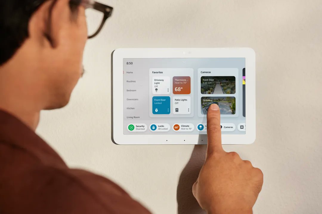 Love this new Amazon Home Hub—smart home stuff is great but hate fiddling with my phone. Having something blend right in is ideal 😍 theverge.com/2023/9/20/2388…