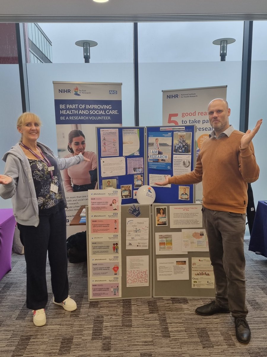 BerksResearch's tweet photo. Sharing all the excellent research ongoing at the AGM 2023 @RBNHSFT @NIHRCRN_tvsm  @CEO_RBFT https://t.co/0vVSZptGjv