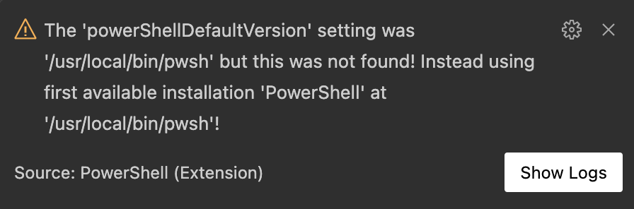 really? Come on Visual Studio Code.. If I specify a valid path, don't give me such a silly warning. #vscode