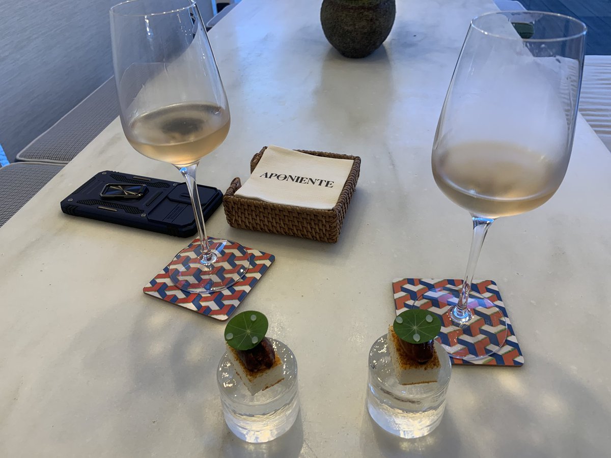 AnaFCB147's tweet photo. Gracias @chefdelmar por la cena  espectacular, eres único 🥰🥰. #aponiente https://t.co/kg5voTzBJi