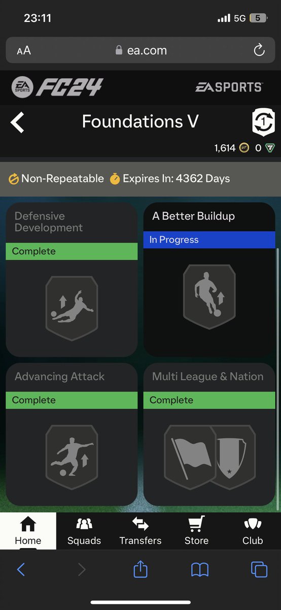 ClmentDchy's tweet photo. @EASFCDirect Impossible to submit this sbc https://t.co/s3h3oRffKZ