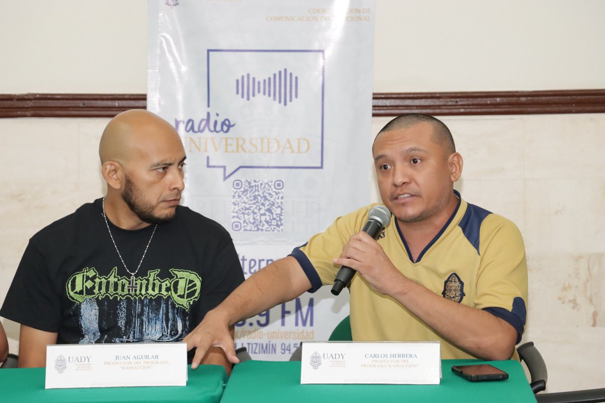 UADYoficial's tweet photo. En rueda de prensa se dieron a conocer los detalles de las celebraciones por el aniversario de los programas “El Universo de los niños” y “Radiacción”, que se transmiten a través de las frecuencias de Radio Universidad. https://t.co/FdaH8qJzGh