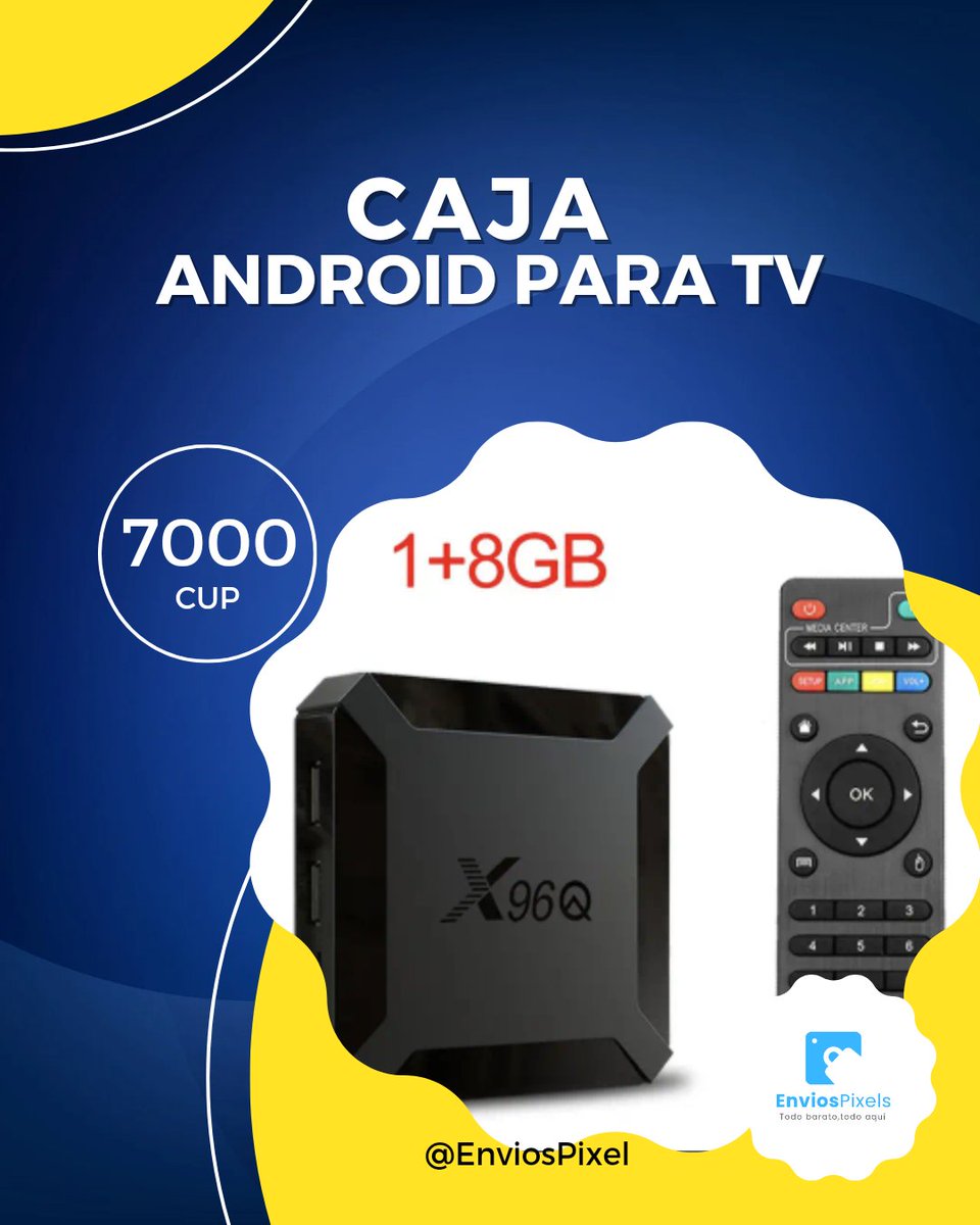 EnviosPixel's tweet photo. Si lo reservas hoy en HIVE o HBD su precio baja a 5000 CUP; https://t.co/DO81Rj5X5g