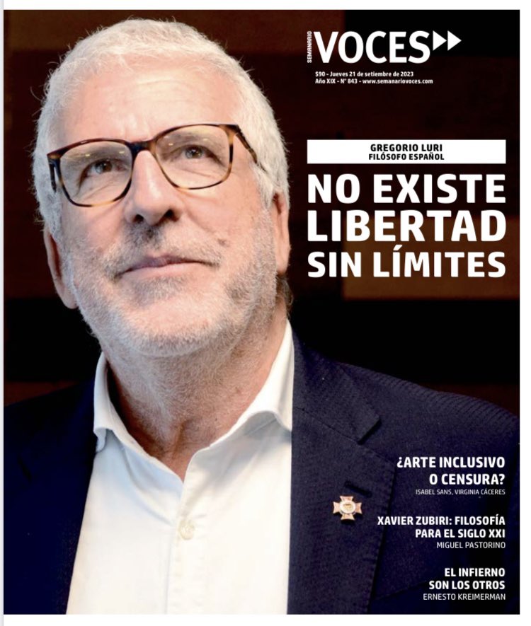 ibnreilly's tweet image. quien se quedó con ganas de escucharlo a @GregorioLuri podrá leerlo en @SemanarioVoces