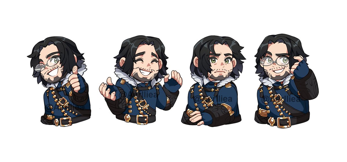 Aaaaand the last batch of chibi's I've done for this set of commissions! So many great designs I had too much fun drawing everyone's WoL! 

#FFXIVART #ffxiv #ff14