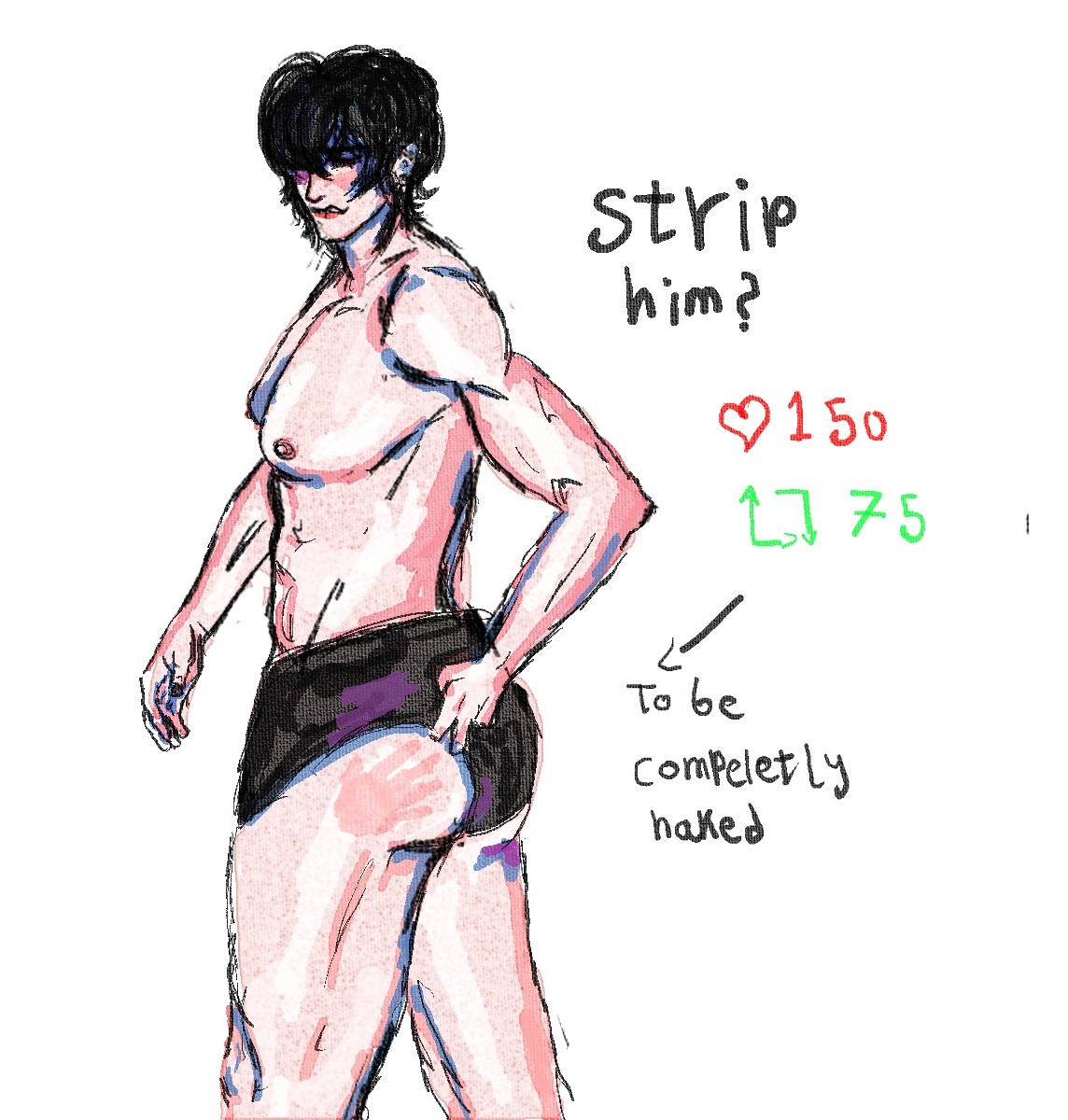 reenie_in's tweet photo. strip him game pt3 repost 
  #RecordofRagnarok #shuumatsunovalkyrie #終末のワルキューレ #Beelzebub https://t.co/sC2A619k0J
