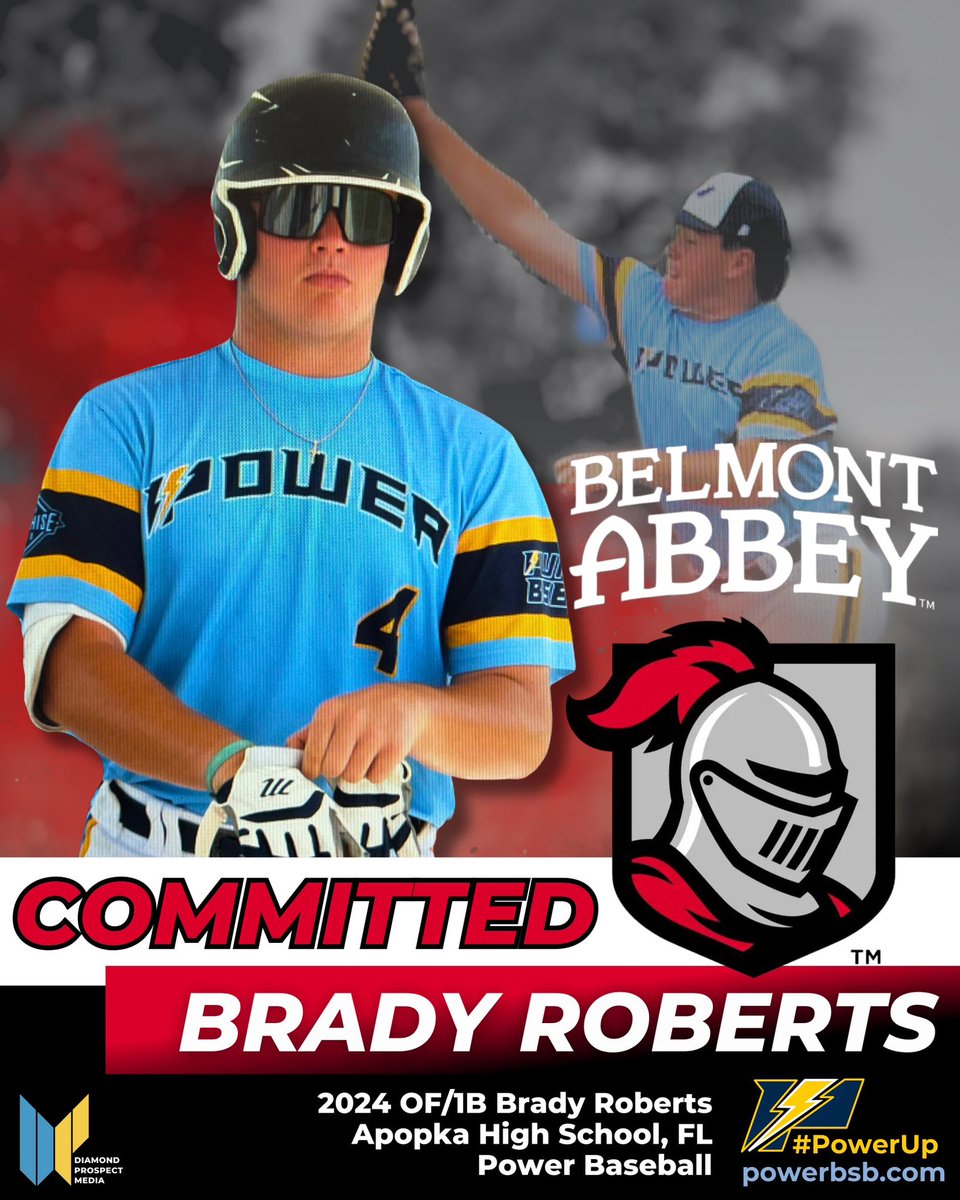 DPMUncommitted's tweet image. 2024 OF/1B Brady Roberts of @DartersBaseball commits to @AbbeyBaseball. @BradyyyRobertss features a left-handed power bat that can drive in plenty of runs in the heart of the order. Congrats to Brady and his family. @PowerBSB @DiamondProMedia #PowerUp #DiamondCoverage