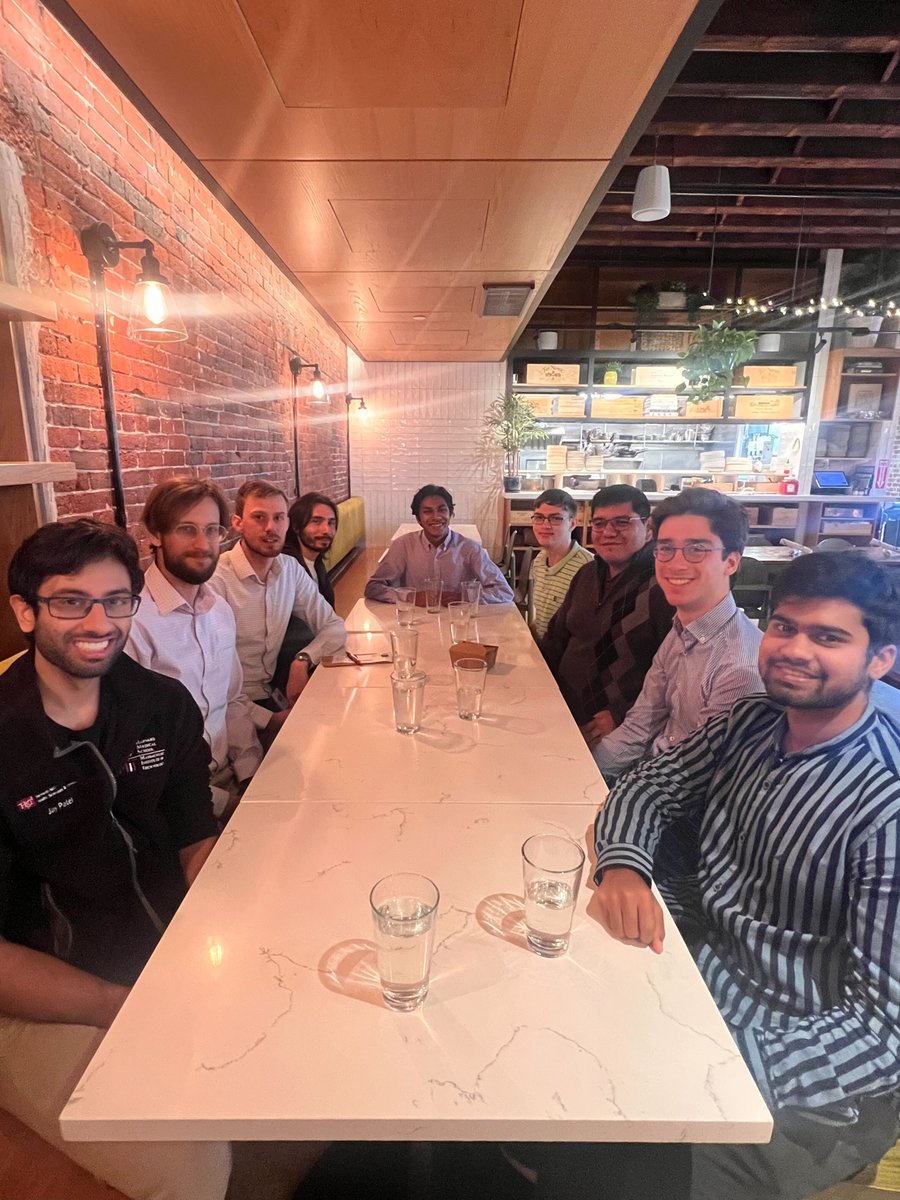 QTIM does lunch. And good luck <a href="/Satvikt_ai/">Satvik Tripathi</a> !!