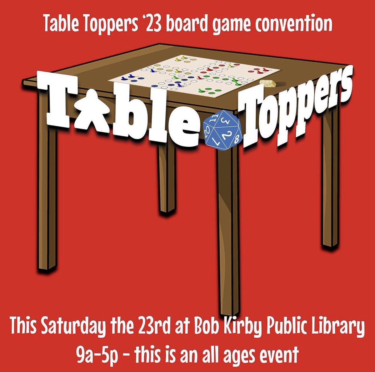 If you like tabletop gaming, then you’re gonna love this. If you don’t, then I don’t know what to tell ya. Come hang out though. It’ll be fun.