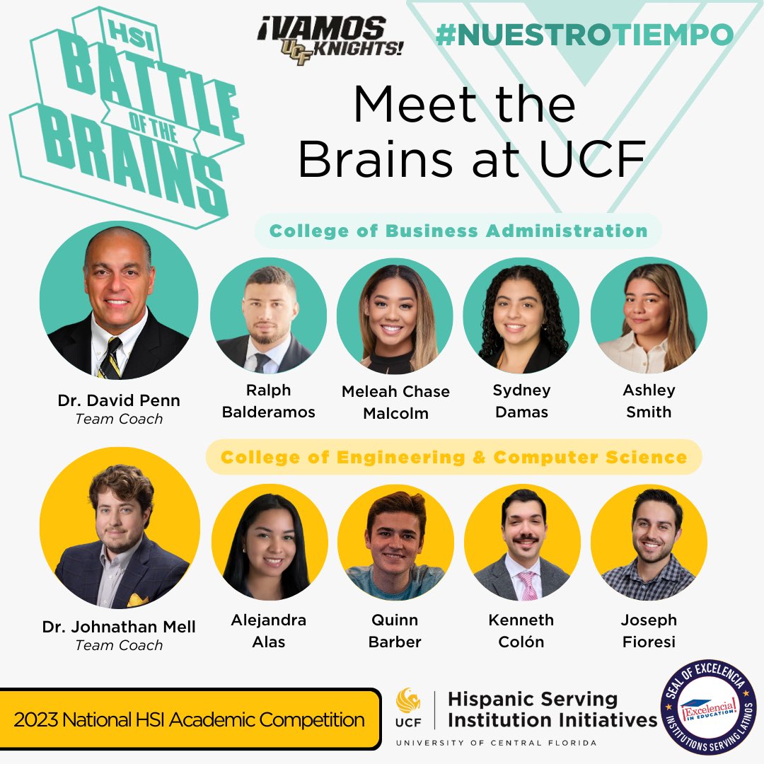 Very excited to be in #Austin with the UCF student team as their faculty advisor as they compete in @HSIBotBrains! Go Knights! @UCFComputerSci @UCF @UCFBusiness