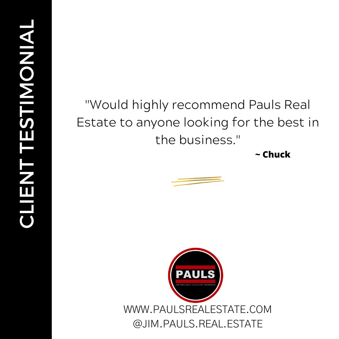 Thinking about buying or selling?  Here's what some of our past clients have to say ❤

#Testimonial #Recommend #Referred #PaulsRealEstate