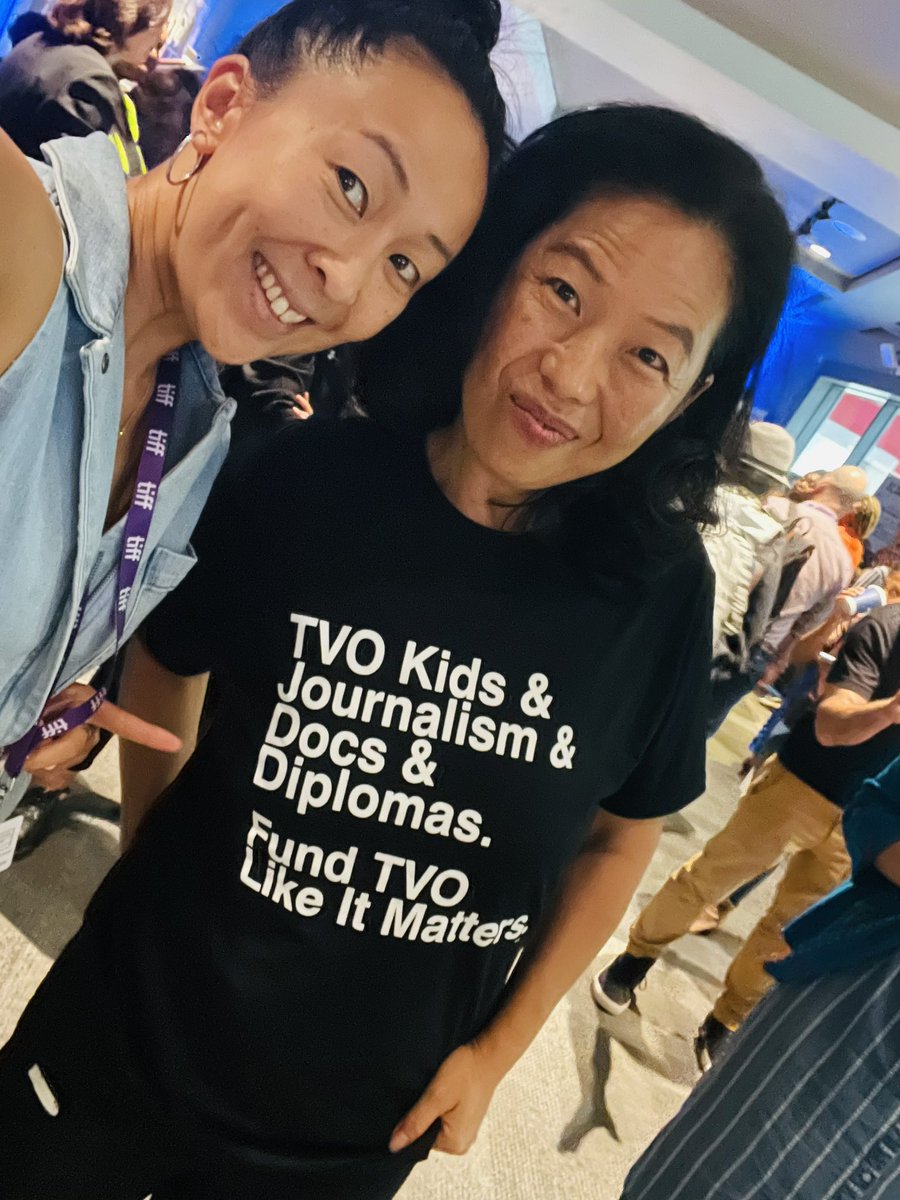 Fellow @DOC_Institute board member @minsooklee @TIFF_NET in support of @TVO_CMG strike #supportTVOworkers
#FundTVOLikeitMatters
#AffordabilityCrisis
#onpoli
#summerofstrikes