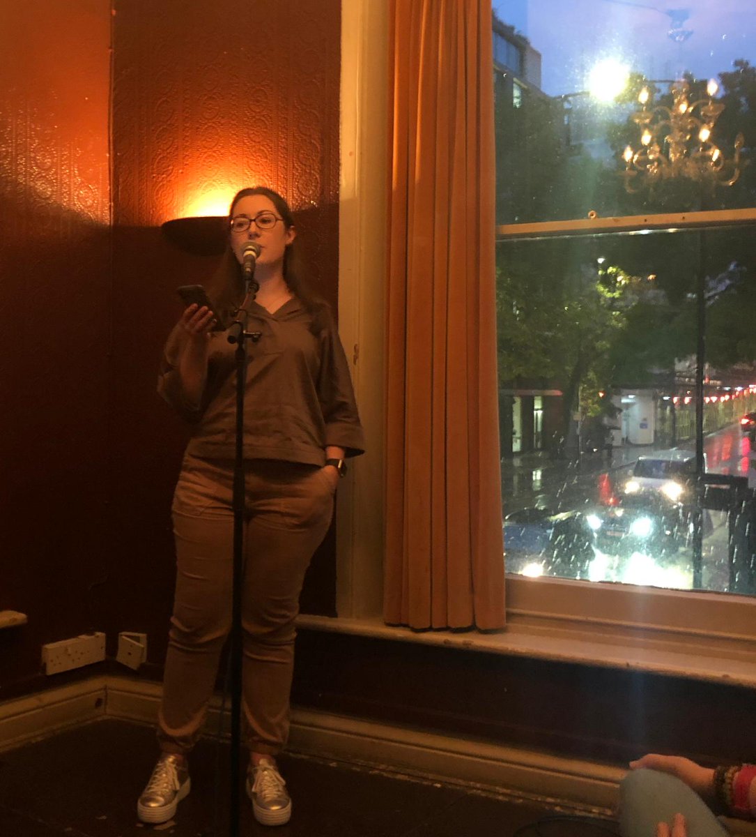Had a wonderful autumnal evening tonight with some incredible poets. Thank you so much for organising @_WendyCaitlin @theeabsentee @AngelaCleland #London #HomeHome photo @ChristinaCarty_